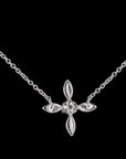 Awaken’s Petals of Perfection: Diamond Delight Necklace