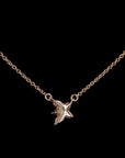 Awaken’s Oceanic Elegance: Starfish Shape Diamond Necklace