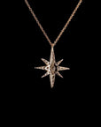 Awaken’s Dazzling Cosmos:  Star Diamond Pendant