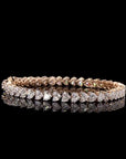 Awaken’s Heart-Shaped  Diamond Tennis Bracelet