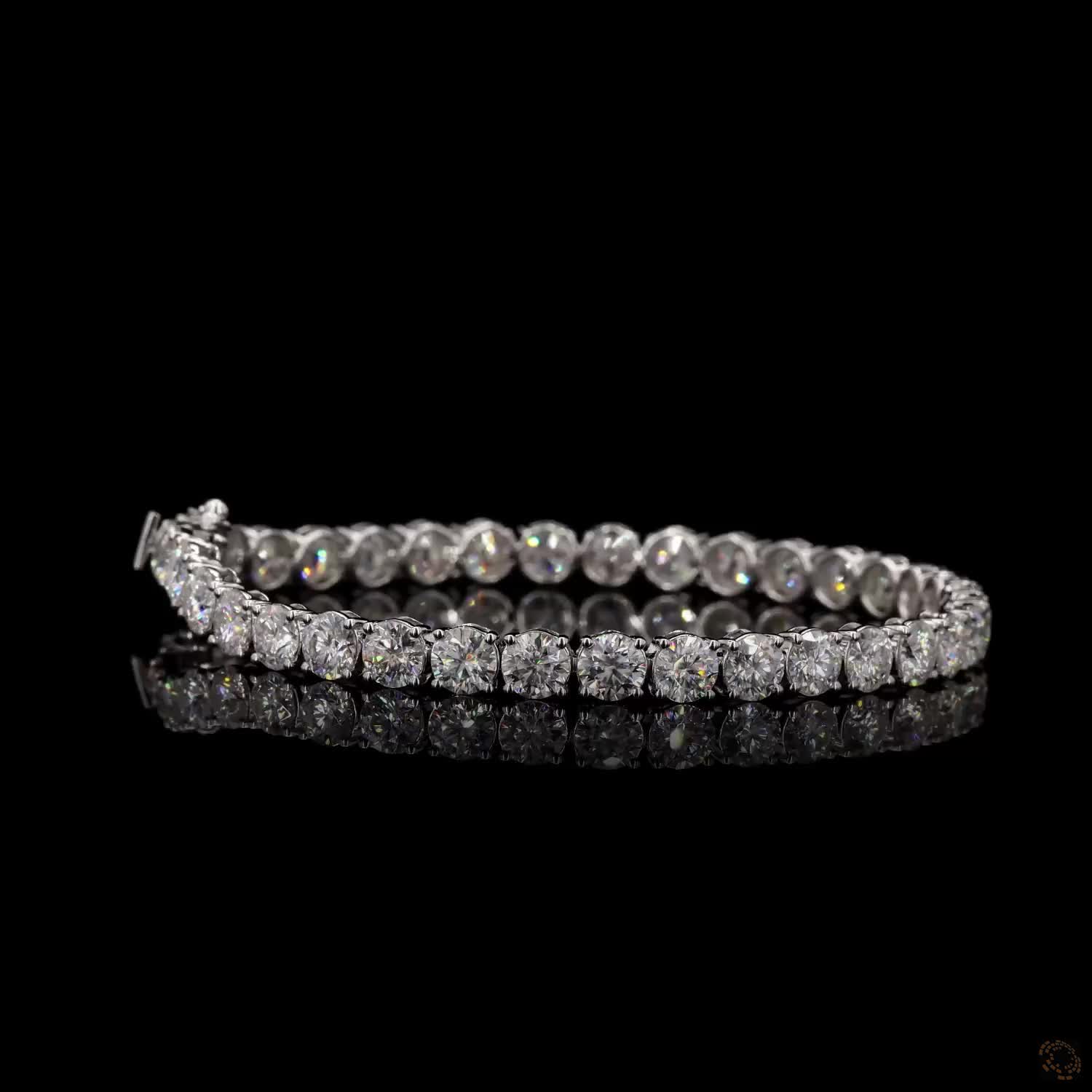 Awaken’s Diamond Solace:  Singular Line Brilliance Bracelet