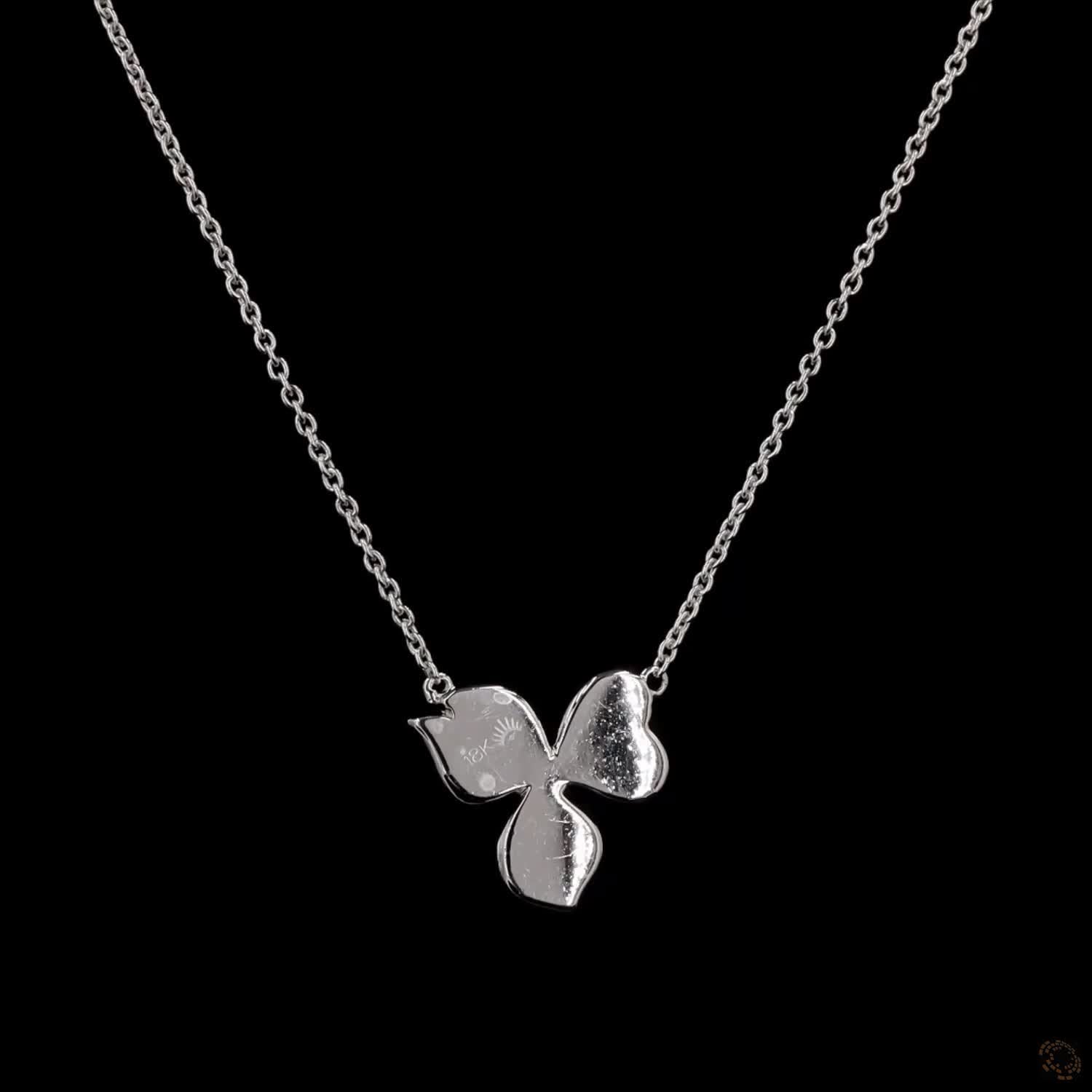 Awaken’s Timeless Floral:  Flower Diamond Necklace