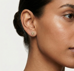 Orbit Studs Round Lab Grown Diamond Geometric Circle Pave