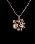 Awaken’s Beauty: Sakura  Flower Diamond Pendant