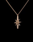 Awaken’s Dazzling Cosmos:  Star Diamond Pendant