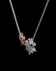 Awaken’s Sapphire Ruby  Radiance Diamond Necklace