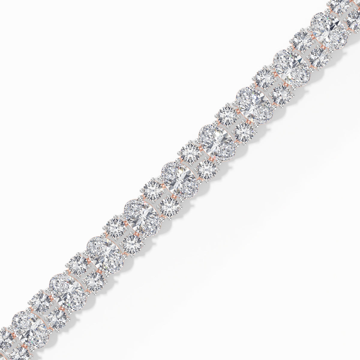 Oval Lab Grown Diamond Statement Ilaria Bracelet 