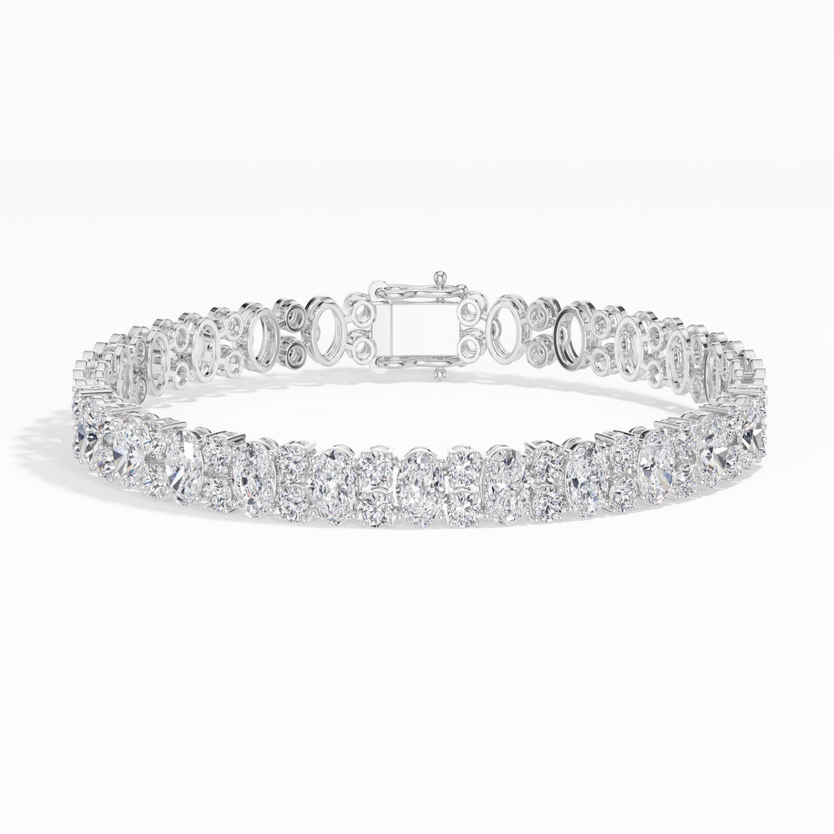 Oval Lab Grown Diamond Statement Ilaria Bracelet 