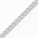 Pear Lab Grown Diamond Cluster Tennis Lumora Bracelet 