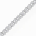 Pear Lab Grown Diamond Cluster Tennis Lumora Bracelet 