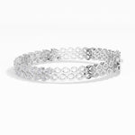 Pear Lab Grown Diamond Cluster Tennis Lumora Bracelet 