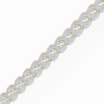 Pear Lab Grown Diamond Cluster Tennis Lumora Bracelet 