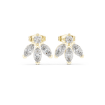 Gold 1Ct Marquise Leaf Drop Lab Grown Diamond Myrel Earring
