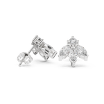 Gold 1Ct Marquise Leaf Drop Lab Grown Diamond Myrel Earring