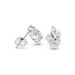 Gold Vine Wave Marquise Lab Grown Diamond Zoren Earring