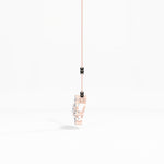 Rose Gold 1Ct Cluster Round Lab Grown Diamond Viora Mangalsutra