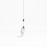 White Gold 1Ct Cluster Round Lab Grown Diamond Viora Mangalsutra