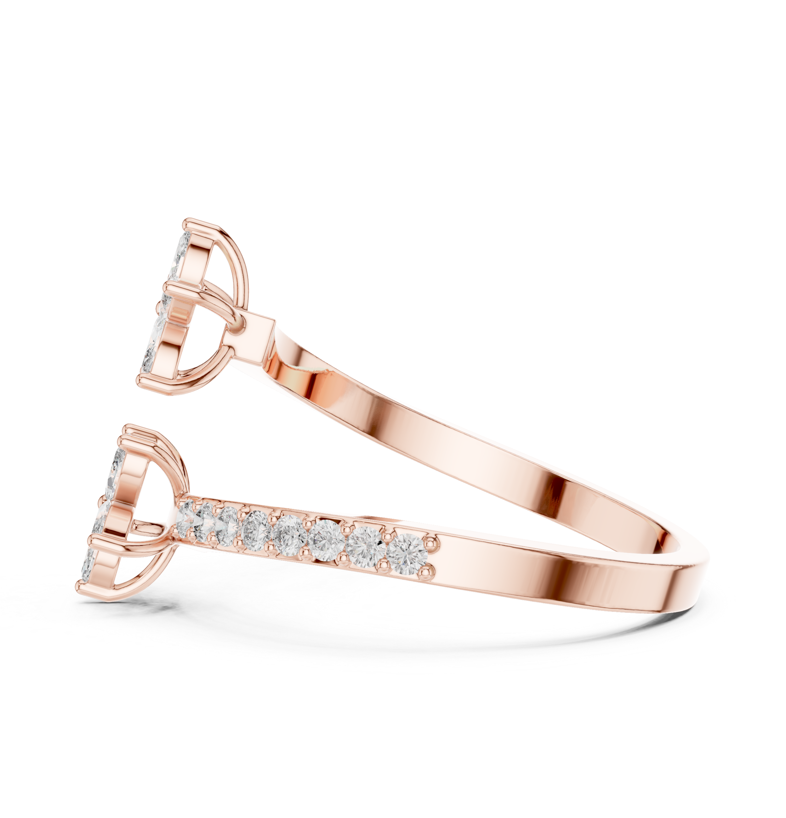 Gold Eternity Marquise Band Lab Grown Diamon Ophia Ring Lab Grown Diamond Jewellery