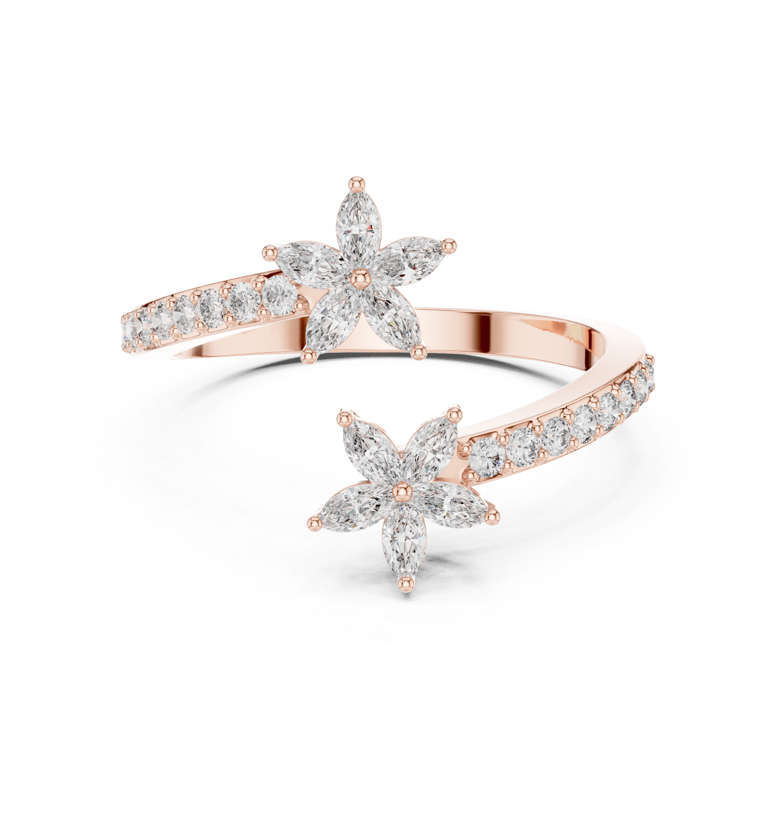 Gold Eternity Marquise Band Lab Grown Diamon Ophia Ring Lab Grown Diamond Jewellery