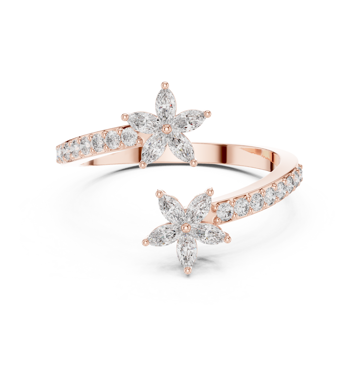 Gold Eternity Marquise Band Lab Grown Diamon Ophia Ring Lab Grown Diamond Jewellery