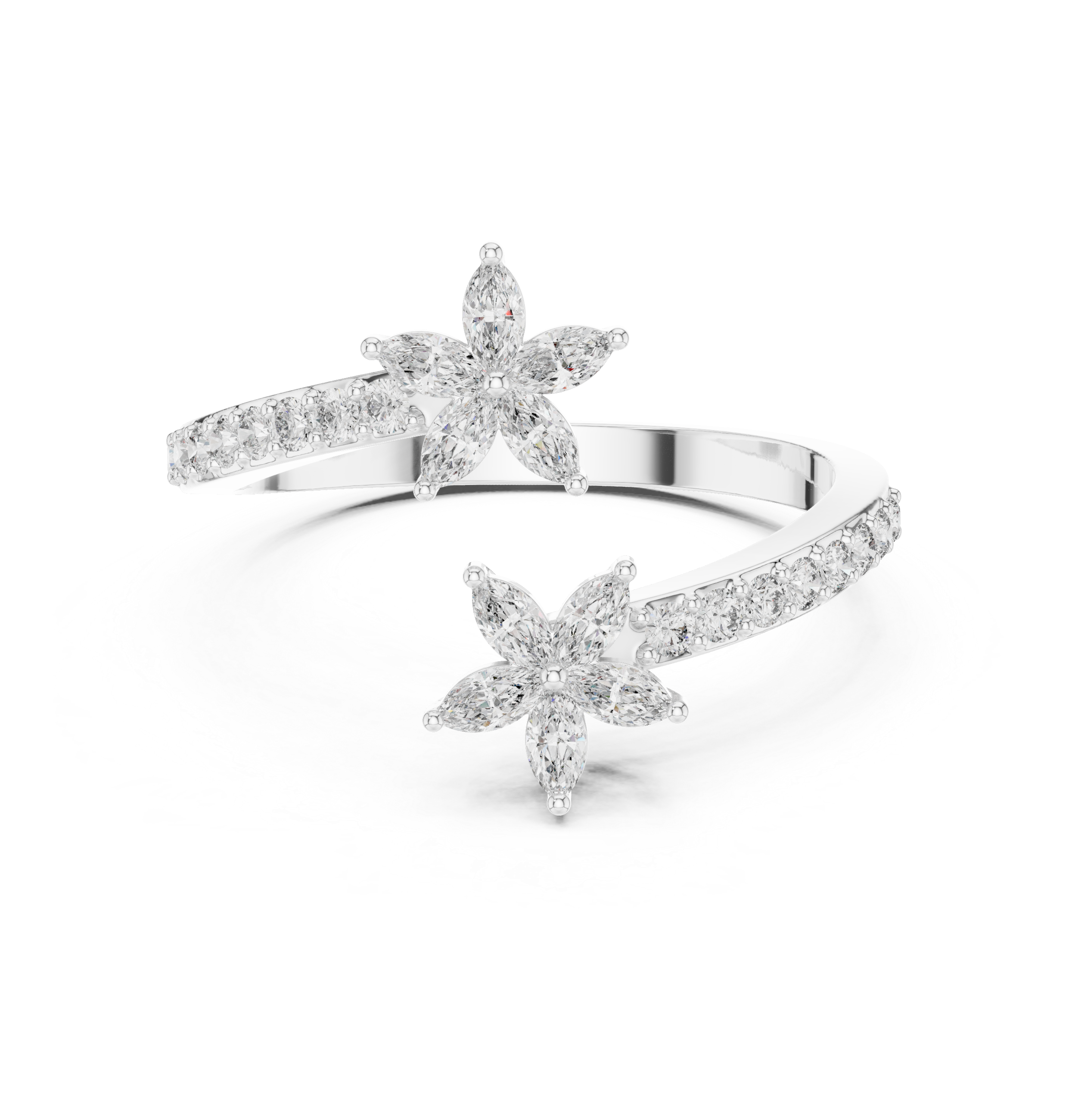 Gold Eternity Marquise Band Lab Grown Diamon Ophia Ring Lab Grown Diamond Jewellery