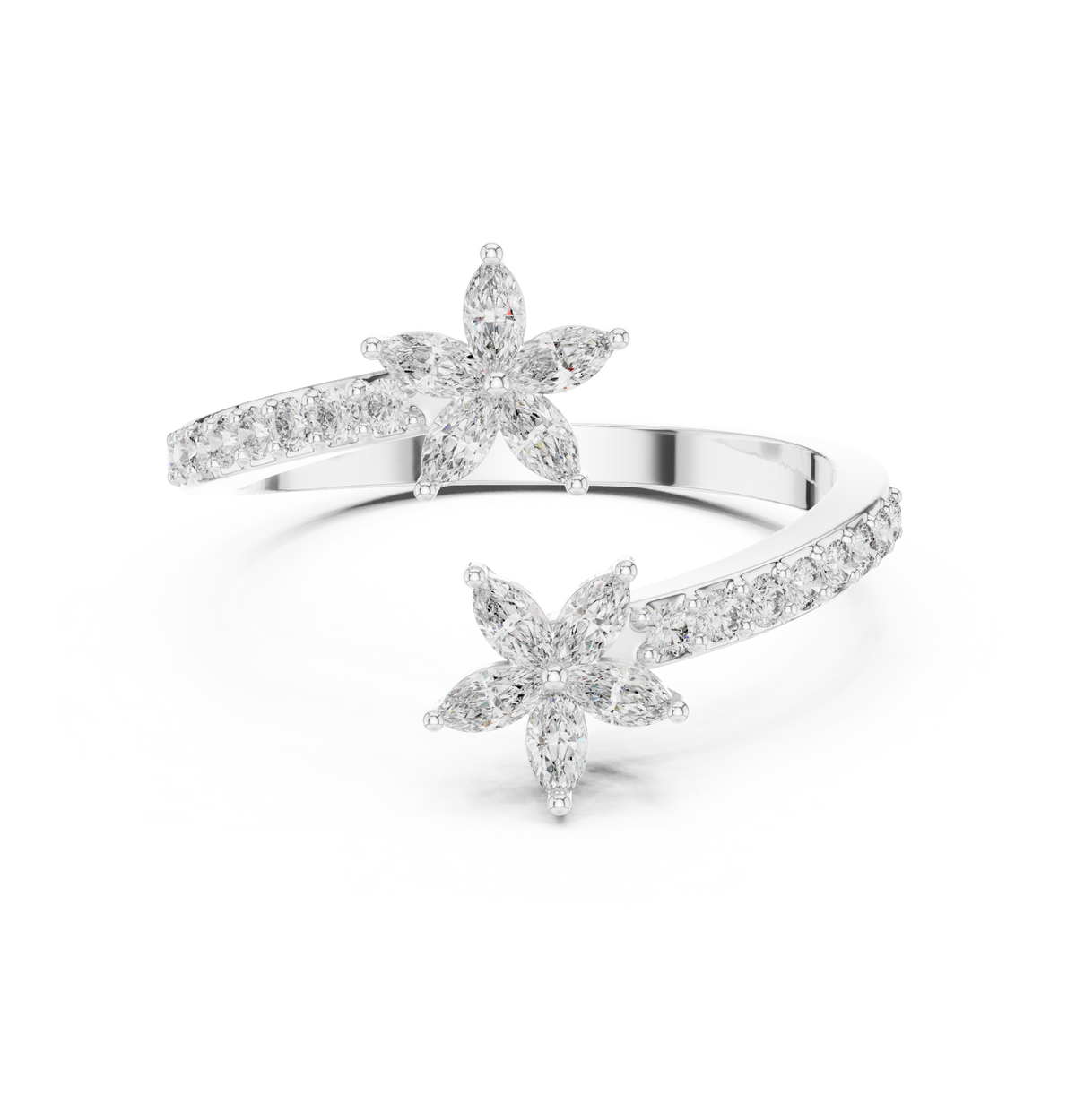 Gold Eternity Marquise Band Lab Grown Diamon Ophia Ring Lab Grown Diamond Jewellery