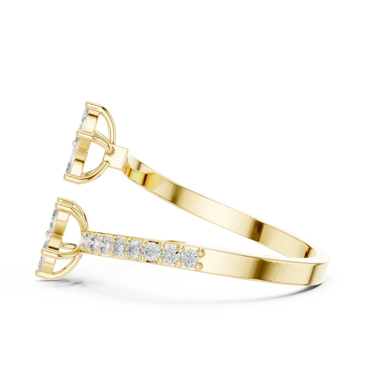 Gold Eternity Marquise Band Lab Grown Diamon Ophia Ring Lab Grown Diamond Jewellery