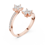 Gold Eternity Marquise Band Lab Grown Diamon Ophia Ring Lab Grown Diamond Jewellery