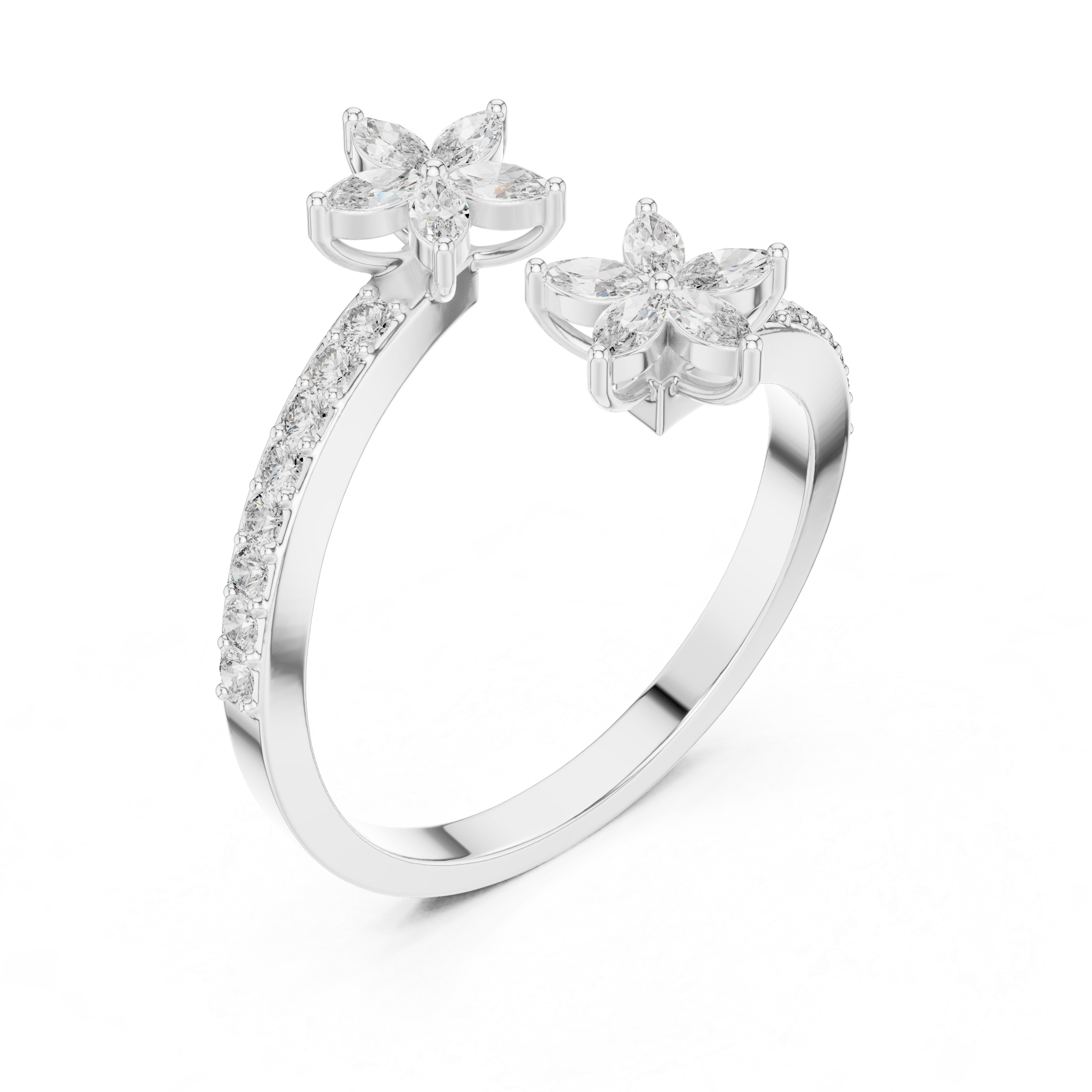 Gold Eternity Marquise Band Lab Grown Diamon Ophia Ring Lab Grown Diamond Jewellery