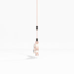 Rose Gold 1Ct Three Stone Halo Pear Lab Grown Diamond Lyvorae Mangalsutra