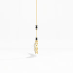 Yellow Gold 1Ct Multi Floral Cluster Round Lab Grown Diamond Zivor Mangalsutra