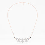 Rose Gold 2Ct Cluster Pear Lab Grown Diamond Xorlyn Mangalsutra