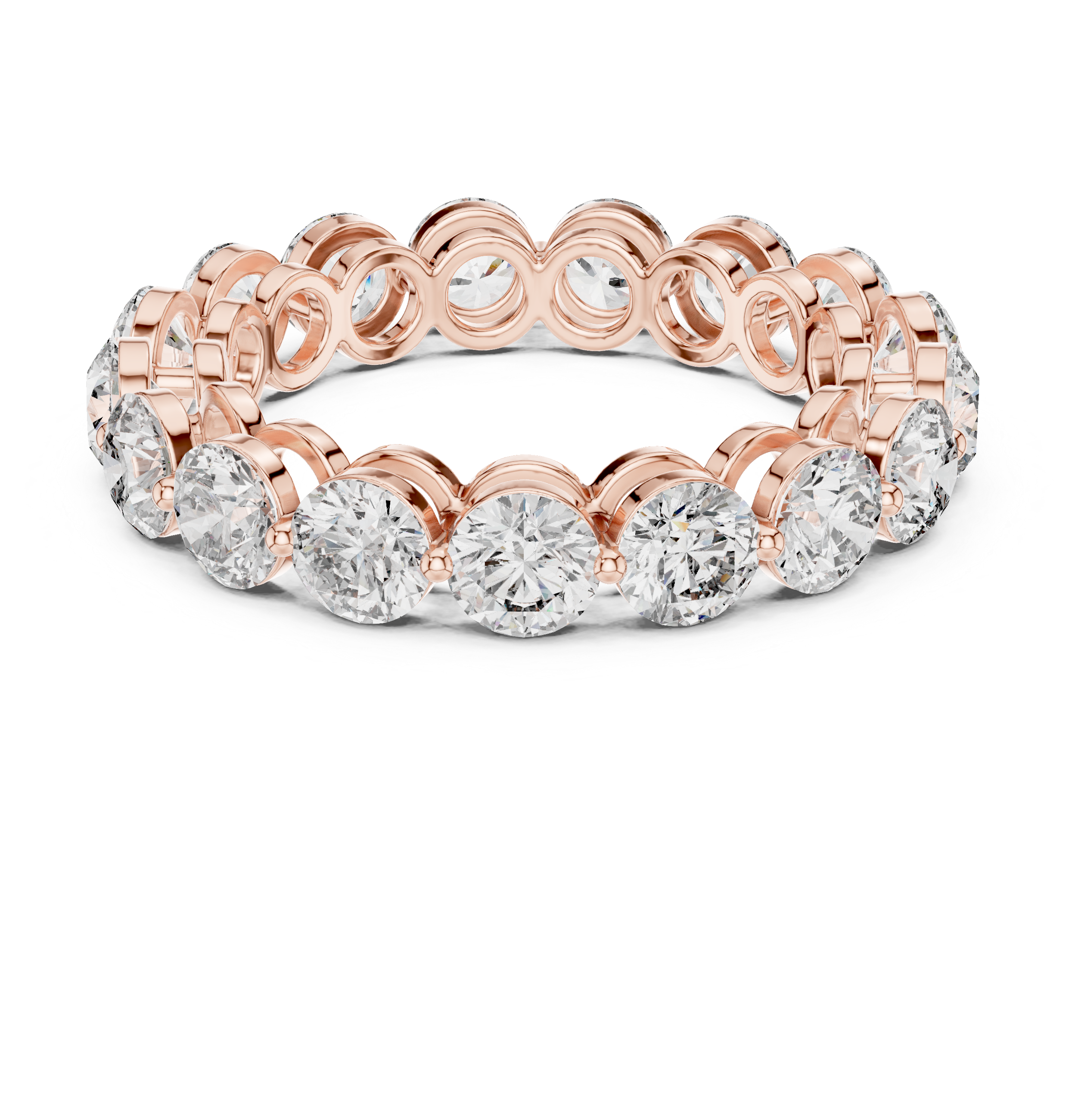 Gold Halo Setting Round Lab Grown Diamond Axima Ring