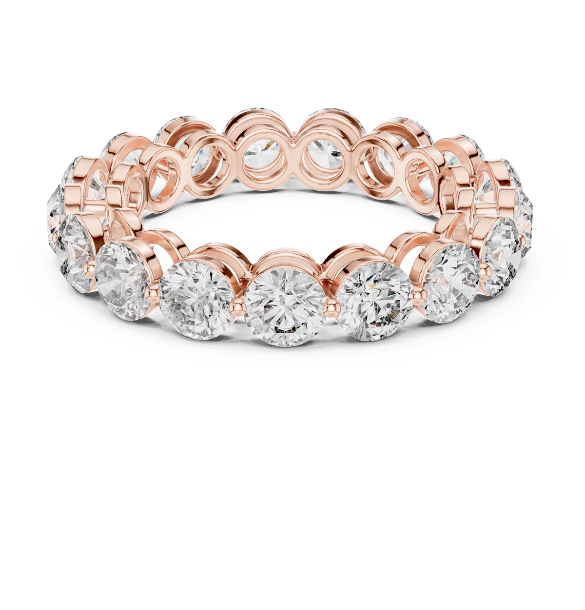 Gold Halo Setting Round Lab Grown Diamond Axima Ring