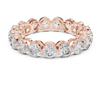 Gold Halo Setting Round Lab Grown Diamond Axima Ring
