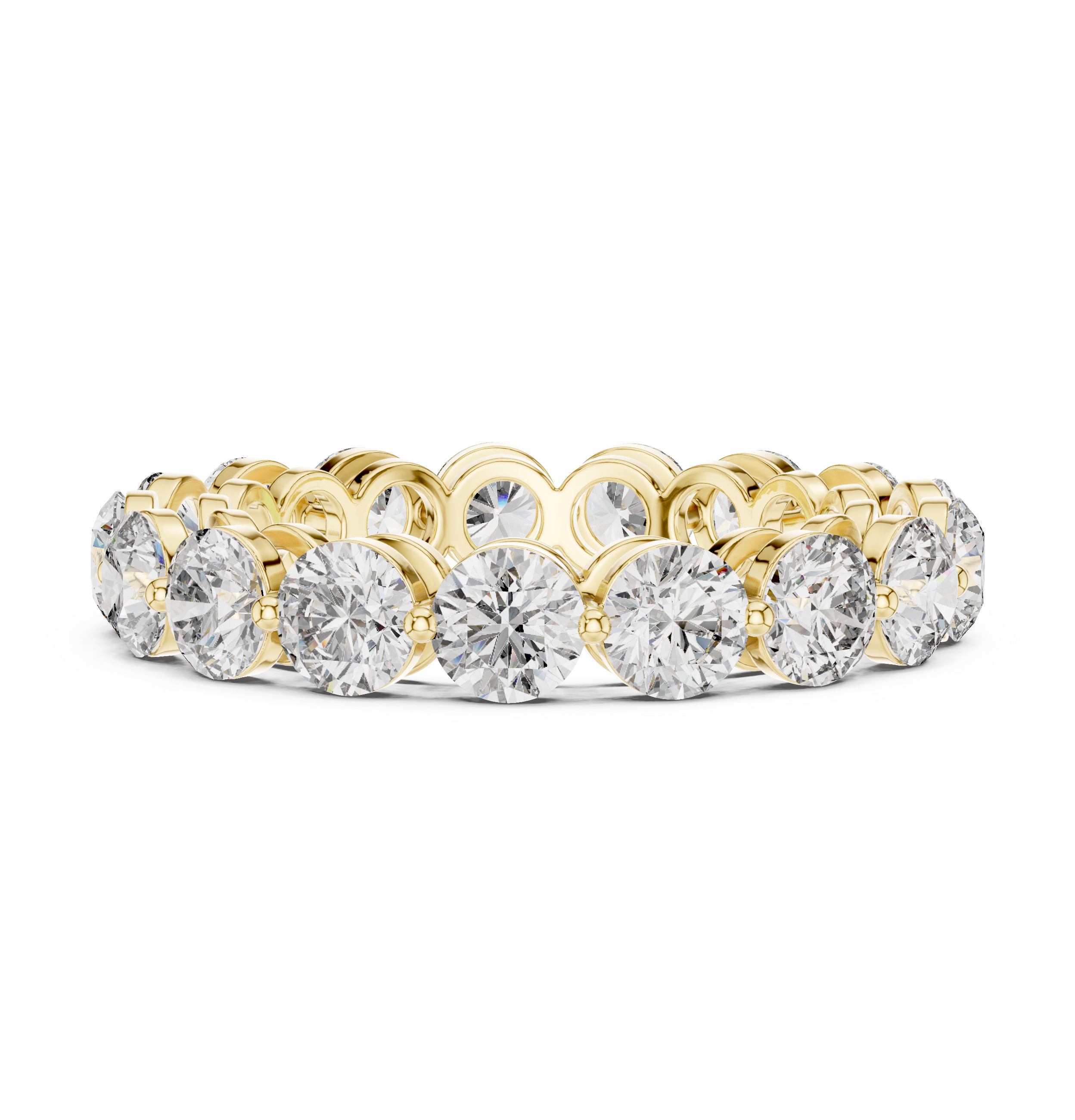 Gold Halo Setting Round Lab Grown Diamond Axima Ring