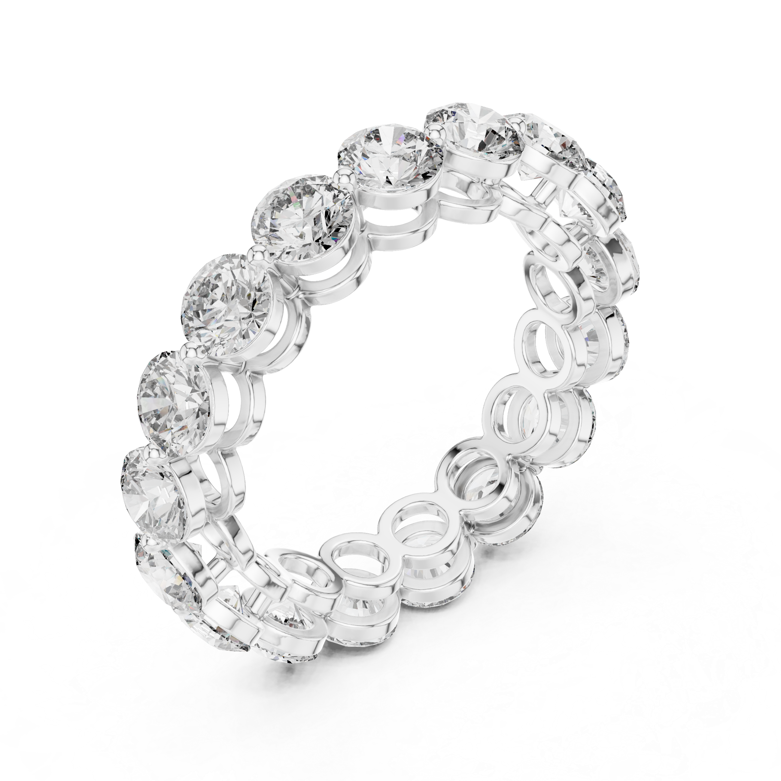 Gold Halo Setting Round Lab Grown Diamond Axima Ring