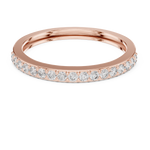 Gold Pave Eternity Prong Round Lab Grown Diamond Arvix Ring