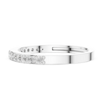 Gold Pave Eternity Prong Round Lab Grown Diamond Arvix Ring
