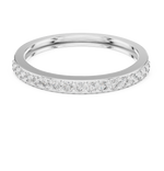 Gold Pave Eternity Prong Round Lab Grown Diamond Arvix Ring