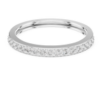 Gold Pave Eternity Prong Round Lab Grown Diamond Arvix Ring