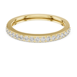 Gold Pave Eternity Prong Round Lab Grown Diamond Arvix Ring