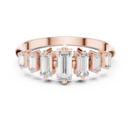 Gold Half Eternity Prong Baguette Lab Grown Diamond Nirex Ring