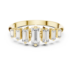 Gold Half Eternity Prong Baguette Lab Grown Diamond Nirex Ring