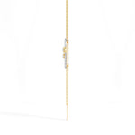 Round Lab Grown Diamond Fringe Y-Sabine Pendant