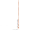 Pear Lab Grown Diamond Three-Stone Oval Frame Isolde Pendant 