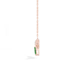 Marquise & Round Lab Grown Diamond Cluster Marlena Pendant  