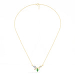 Marquise & Round Lab Grown Diamond Cluster Marlena Pendant  