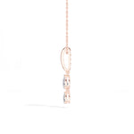 Graduated Pear Drop Lab Grown Diamond Pendant Marisol Necklace