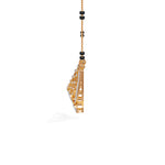 Rose Gold Cluster Layered Pave Round Lab Grown Diamond Korvix Mangalsutra
